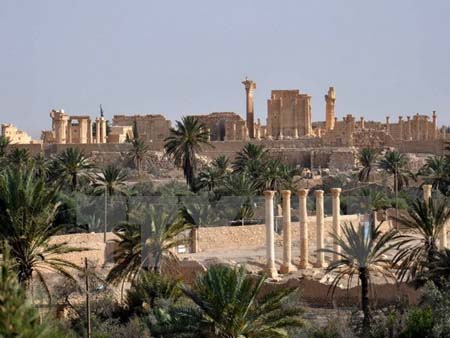 Toàn cảnh thành cổ Palmyra.